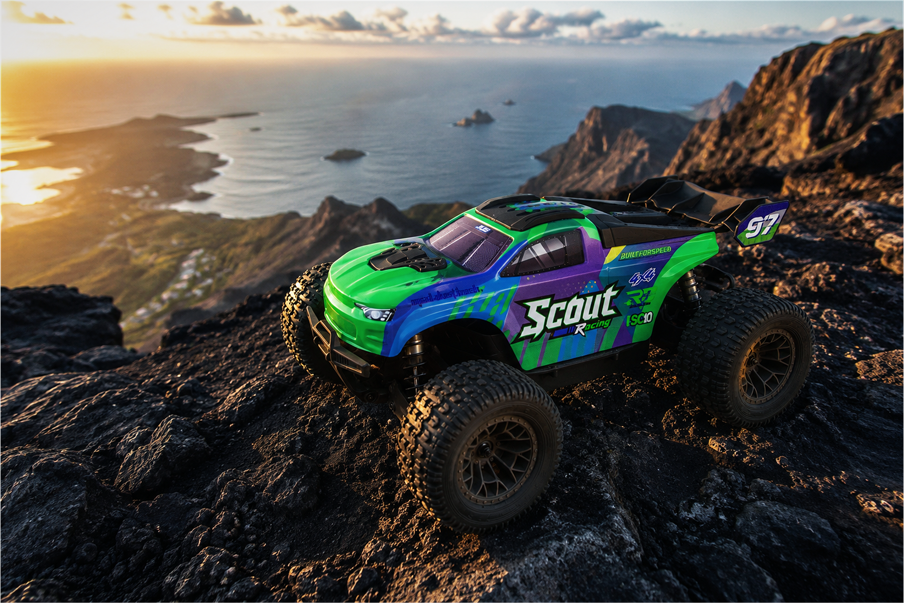 Extreme Speed, Rugged Durability: Deep Dive into the JIUSI SC10 4WD RC Truck