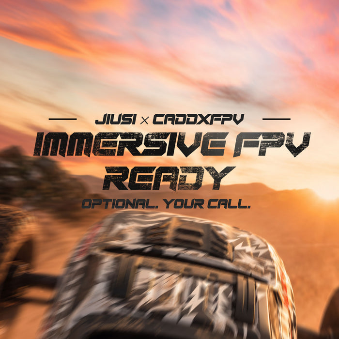 JIUSI SC10 1/10 RC Monster Truck - 50+mph Brushless 4WD Waterproof with 3S Battery RTR-1 battery