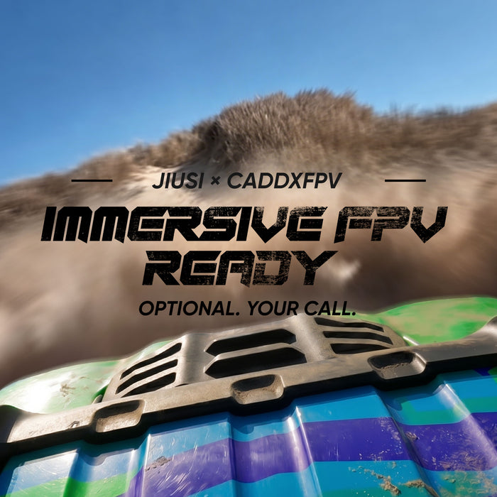 JIUSI SC10 1/10 RC Monster Truck - 50+mph Brushless 4WD Waterproof with 3S Battery RTR-1 battery