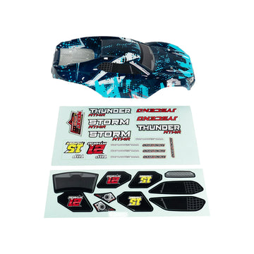 JIUSI MT14R Car Body Dark Blue with Decals
