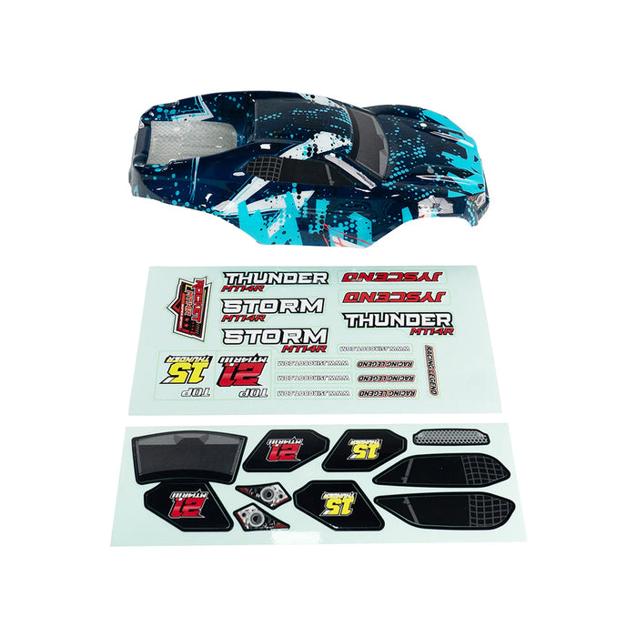JIUSI Car Body Dark Blue with Decals for MT14R