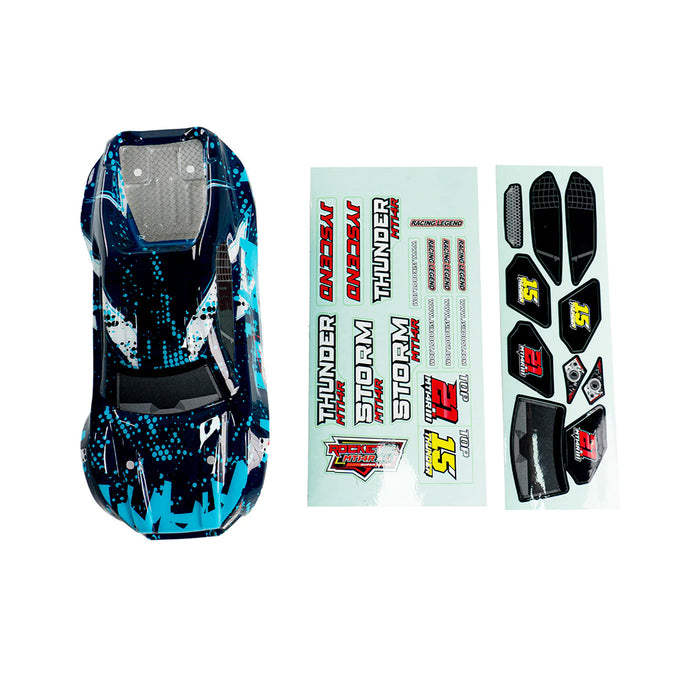 JIUSI Car Body Dark Blue with Decals for MT14R
