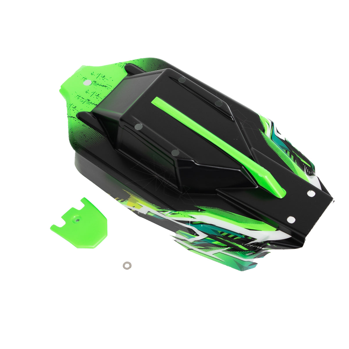 JIUSI WB12PRO PC Body Shell Green with Decals