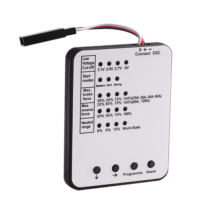 ESC Programming Card (Code 8464) for Jiusi PT14 & MT14 RC Cars