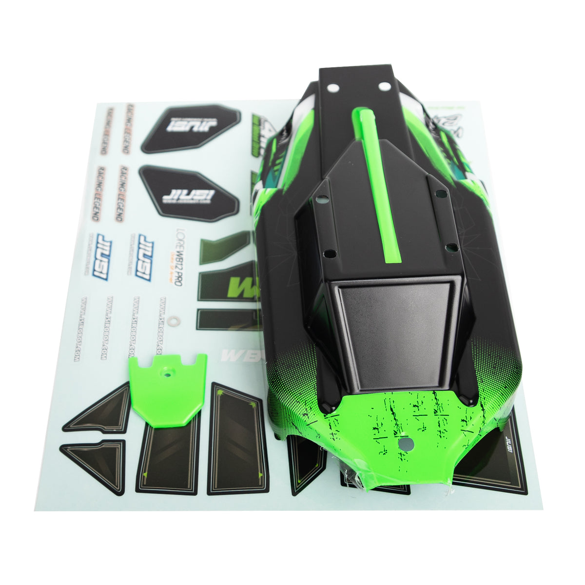 JIUSI WB12PRO PC Body Shell Green with Decals