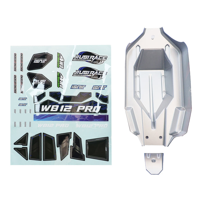 JIUSI WB12PRO Off-Road PC Body Shell Blue with Decals