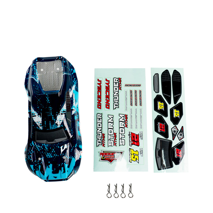 JIUSI Car Body Dark Blue with Decals for MT14R