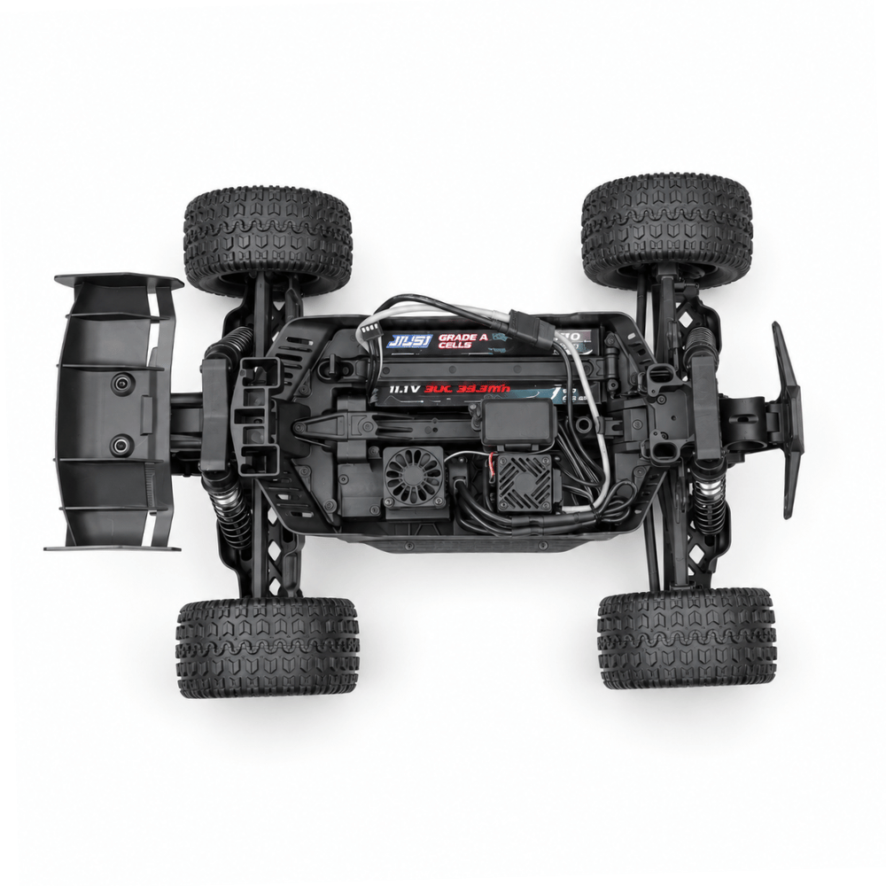 ✨JIUSI SC10 スタンダード 1/10 RCモンスタートラック - 新シリーズ登場 - 約80km/h超 ブラシレス 4WD 防水仕様 3Sバッテリー付き