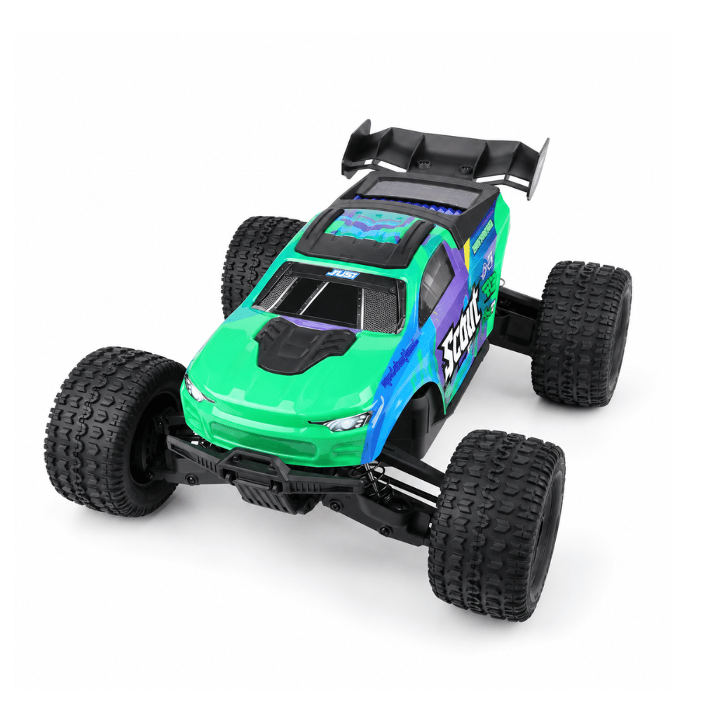✨JIUSI SC10 スタンダード 1/10 RCモンスタートラック - 新シリーズ登場 - 約80km/h超 ブラシレス 4WD 防水仕様 3Sバッテリー付き