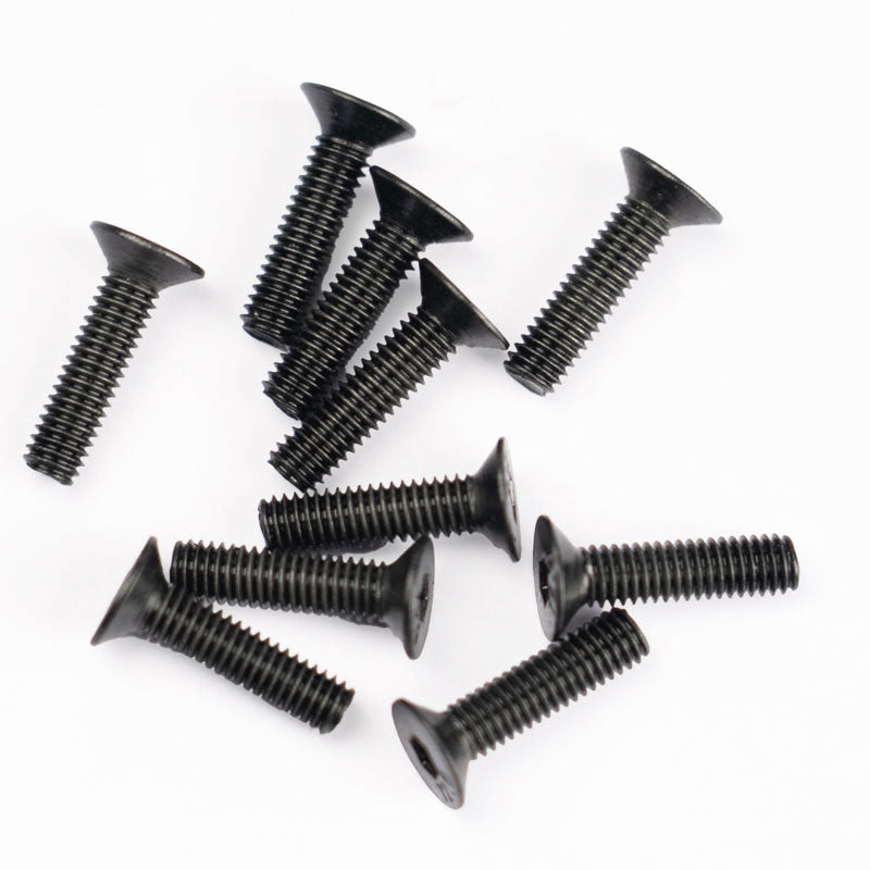 JIUSI SC10 M3x12mm Flat Head Screw