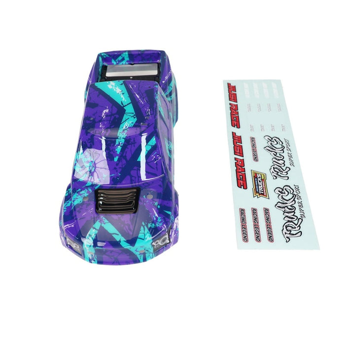 JIUSI PC Car Body Purple with Decals for PT14R