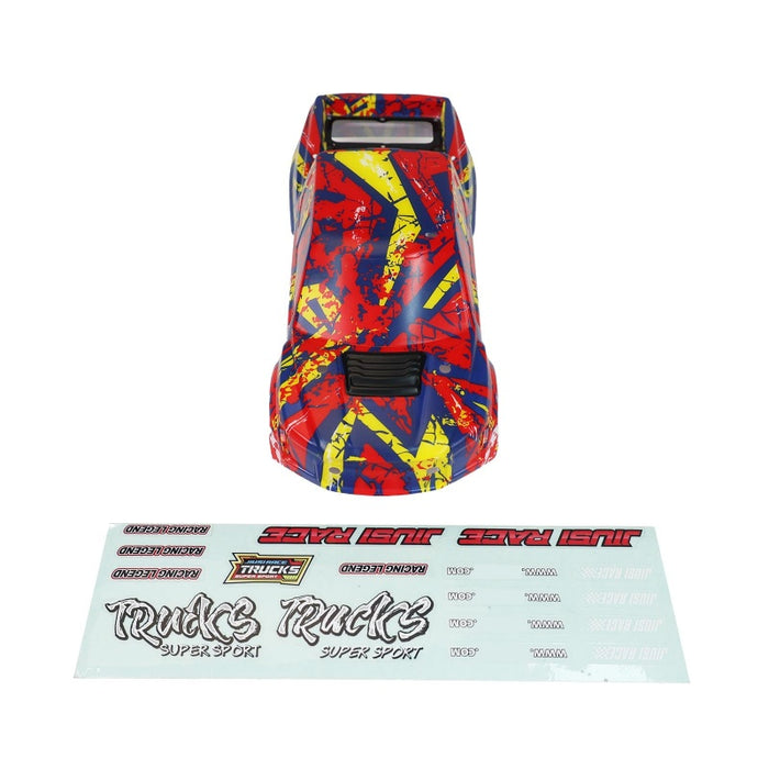 JIUSI Car Body Red with Decals for PT14R