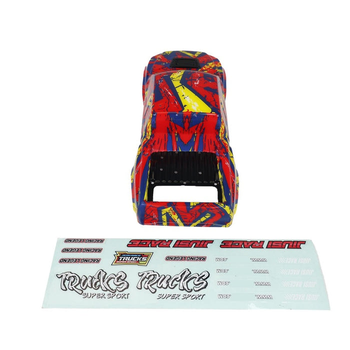 JIUSI Car Body Red with Decals for PT14R