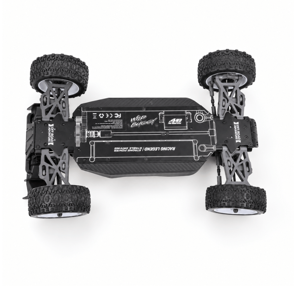 JIUSI WB12-PRO 1/12 RC Car - 50mph Brushless 4WD Off-Road Truck with 3S Battery RTR