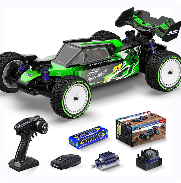 JIUSI WB12-PRO 1/12 RC Car - 50mph Brushless 4WD Off-Road Truck 3S Battery RTR-1 battery